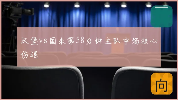 汉堡vs国米第58分钟主队中场核心伤退